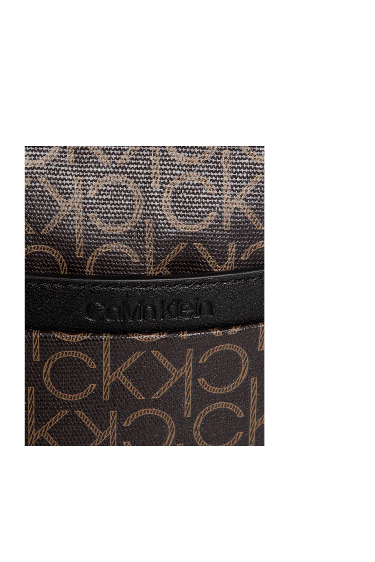 Calvin Klein Logo Baskılı Ayarlanabilir Askılı Erkek Çanta K50K505922 0HF KAHVE