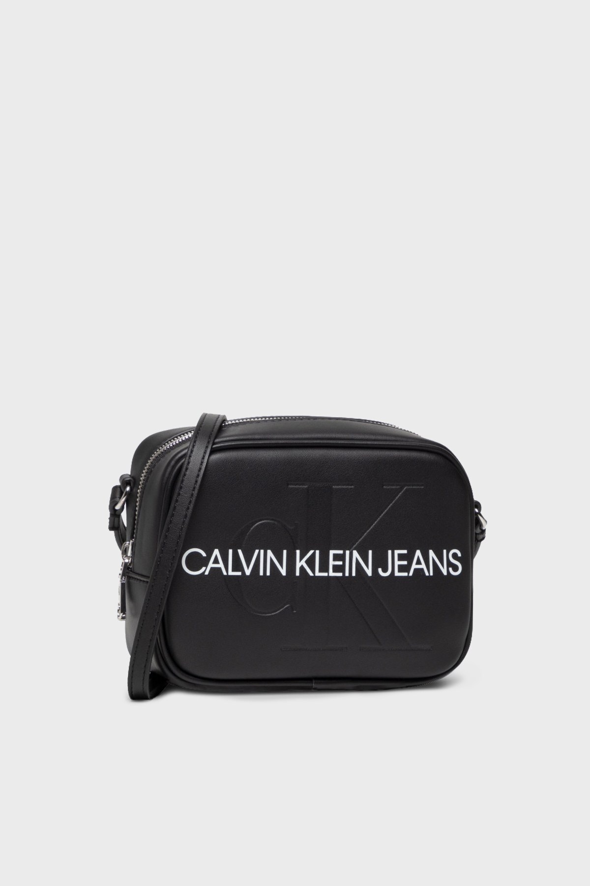 Calvin Klein Logolu Ayarlanabilir Omuz Askılı Bayan Çanta K60K607202 BDS SİYAH