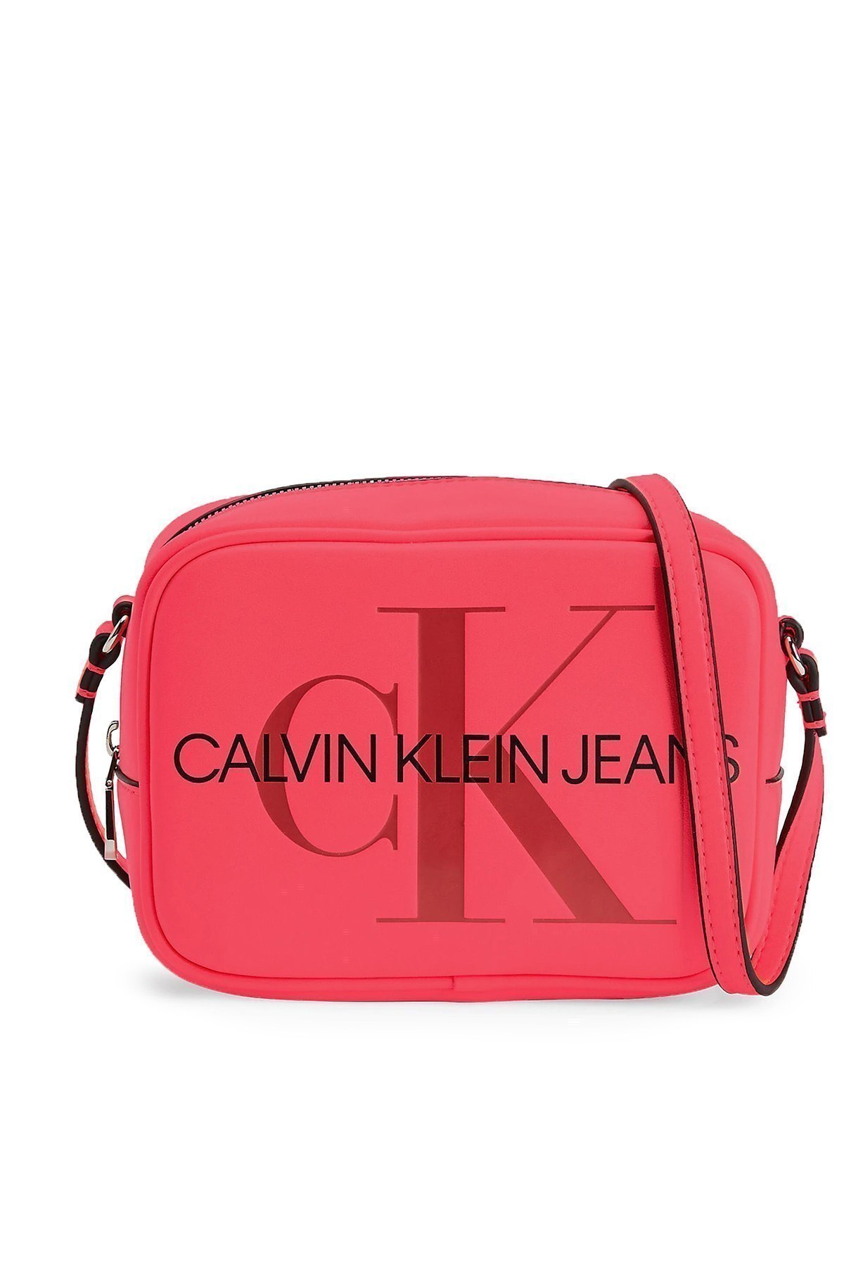 Calvin Klein Logo Baskılı Ayarlanabilir Askılı Kadın Çanta K60K607202 TGM PEMBE