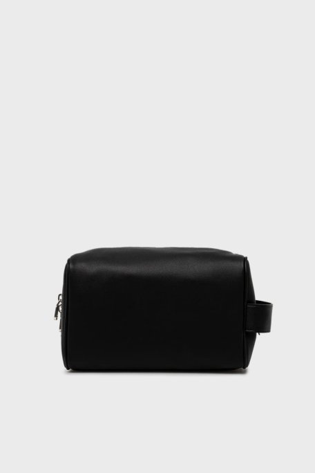 Calvin Klein Logo Baskılı Kozmetik LV04G1038GUB1 Erkek Çanta LV04G1038G UB1 SİYAH - 2