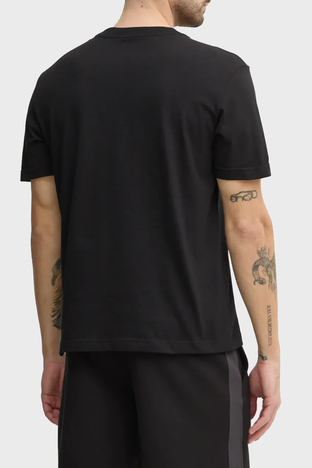 Calvin Klein - Calvin Klein Logo Baskılı Pamuklu Regular Fit Bisiklet Yaka J30J327471BEH Erkek T Shirt J30J327471 BEH SİYAH (1)