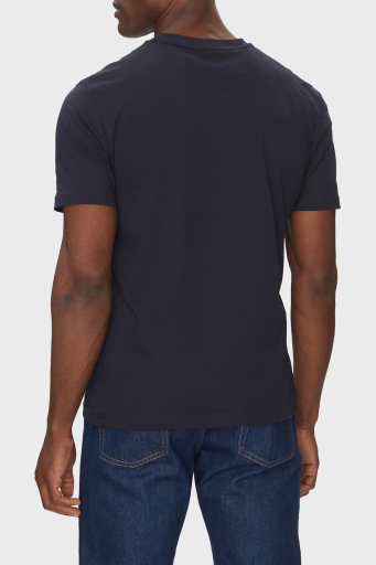 Calvin Klein Logo Baskılı Pamuklu Regular Fit Bisiklet Yaka K10K114149CEF Erkek T Shirt K10K114149 CEF LACİVERT - 3