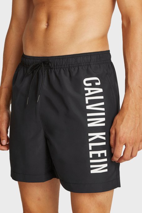 Calvin Klein Logo Baskılı Regular Fit Lastikli Bel KM0KM01092BEH Erkek Mayo Short KM0KM01092 BEH SİYAH - 3