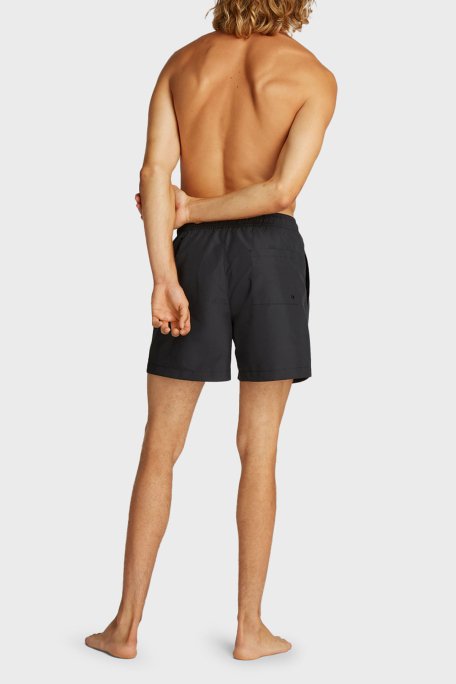 Calvin Klein Logo Baskılı Regular Fit Lastikli Bel KM0KM01092BEH Erkek Mayo Short KM0KM01092 BEH SİYAH - 4