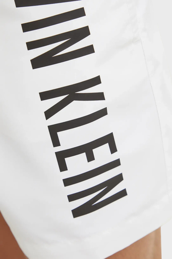 Calvin Klein Logo Baskılı Regular Fit Lastikli Bel KM0KM01092YCD Erkek Mayo Short KM0KM01092 YCD BEYAZ - 4