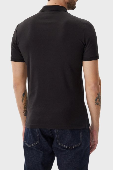 Calvin Klein Logo Nakışlı Pamuklu Regular Fit Düğmeli K10K114135BEH Erkek Polo Yaka T Shirt K10K114135 BEH SİYAH - 3