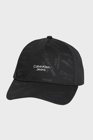 Calvin Klein - Calvin Klein Logolu % 100 Pamuk Erkek Şapka K50K508971 03A SİYAH