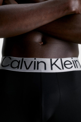 Calvin Klein Logolu 3 Pack 000NB3075A7V1 Erkek Boxer 000NB3075A 7V1 SİYAH - 8