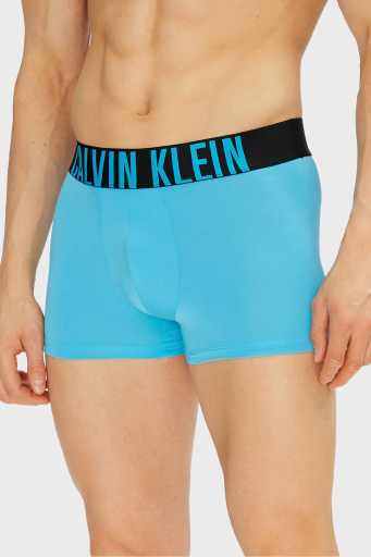 Calvin Klein Logolu 3 Pack 000NB3775AVVK Erkek Boxer 000NB3775A VVK Mavi-Gri-Siyah - 1