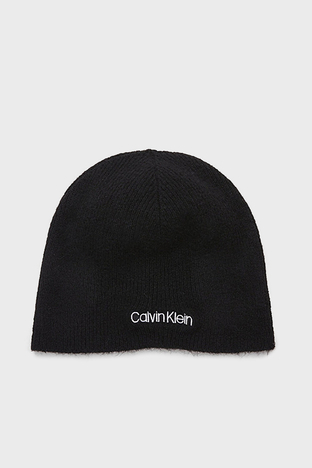 Calvin Klein - Calvin Klein Logolu Atkı Bere Set Erkek Atkı Takım K50K507552 BAX SİYAH (1)