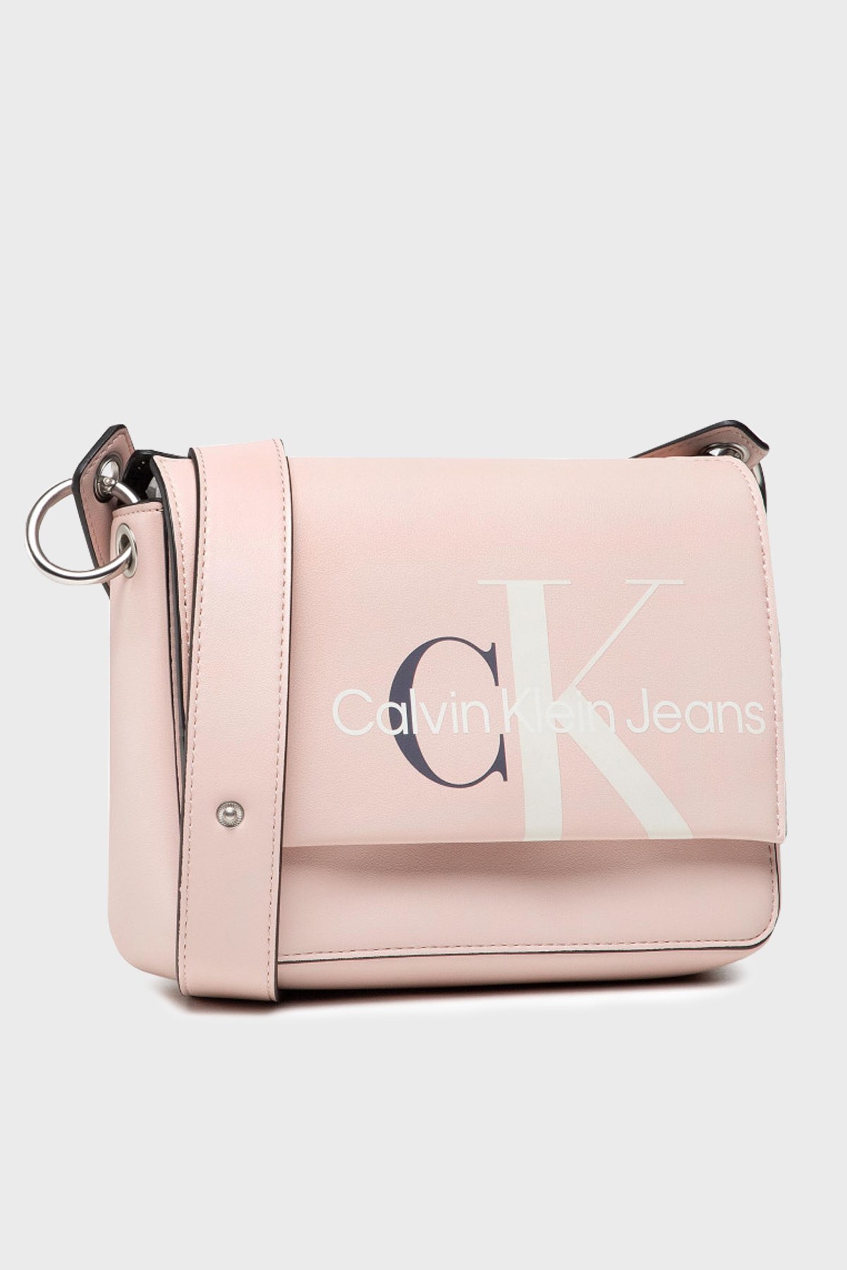 Calvin Klein Logolu Ayarlanabilir Askılı Bayan Çanta K60K608929 TFT PEMBE