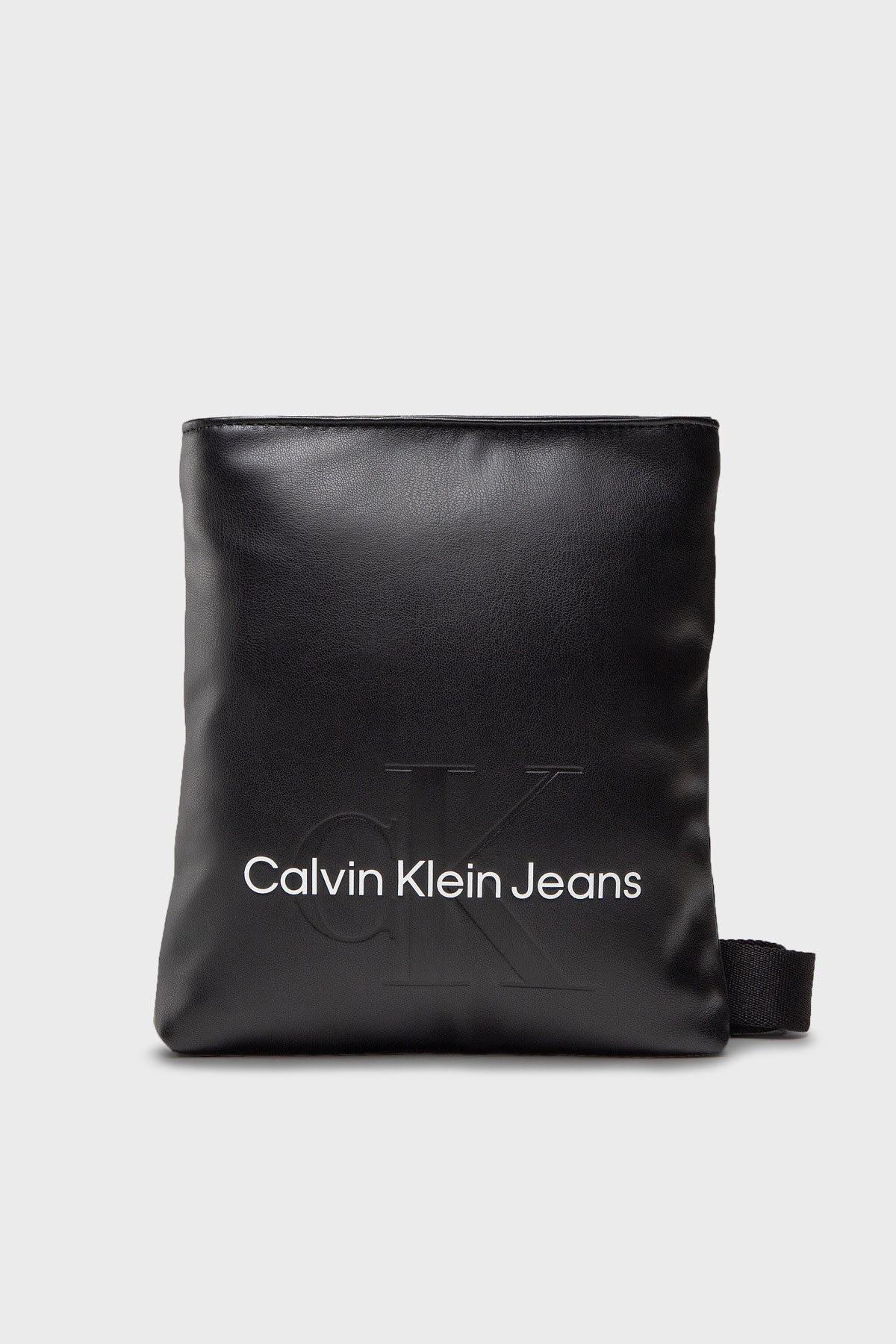 Calvin Klein Logolu Ayarlanabilir Askılı Erkek Çanta K50K508202 BDS SİYAH