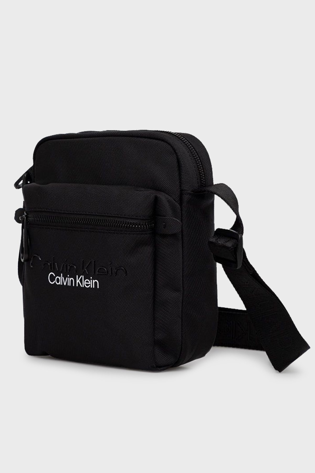 Calvin Klein Logolu Ayarlanabilir Askılı Erkek Çanta K50K508709 BAX SİYAH