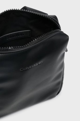 Calvin Klein Logolu Ayarlanabilir Askılı K50K510528BAX Erkek Çanta K50K510528 BAX SİYAH - 5