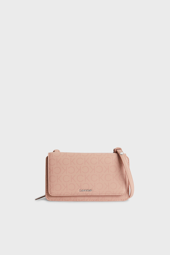 Calvin Klein Logolu Ayarlanabilir Askılı K60K6104810J1 Bayan Çanta K60K610481 0J1 PUDRA - 1