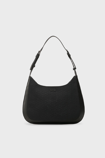 Calvin Klein Logolu Ayarlanabilir Askılı K60K610630BAX Bayan Çanta K60K610630 BAX SİYAH - 1