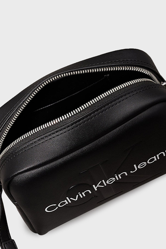 Calvin Klein Logolu Ayarlanabilir Askılı K60K61222001R Bayan Çanta K60K612220 01R SİYAH - 5