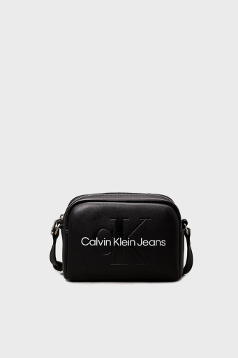Calvin Klein Logolu Ayarlanabilir Askılı K60K61222001R Bayan Çanta K60K612220 01R SİYAH - 11