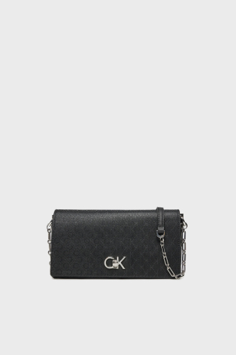 Calvin Klein Logolu Ayarlanabilir Askılı K60K6131410GJ Bayan Çanta K60K613141 0GJ SİYAH - 1