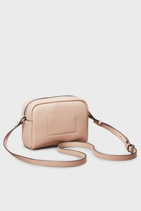 Calvin Klein Logolu Ayarlanabilir Çapraz Askılı K60K6122200JX Bayan Çanta K60K612220 0JX PUDRA - 4
