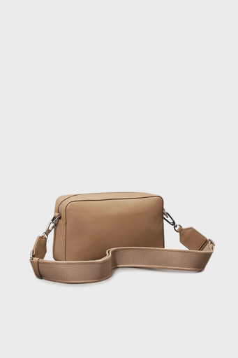 Calvin Klein Logolu Ayarlanabilir Çift Askılı K60K6128080F4 Bayan Çanta K60K612808 0F4 BEJ - 3