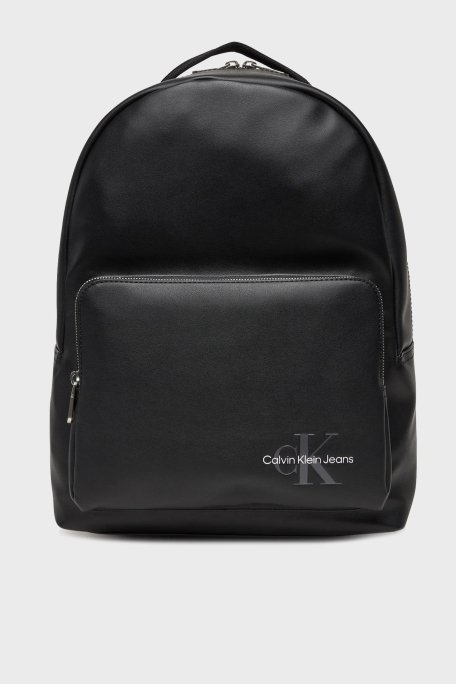 Calvin Klein Logolu Ayarlanabilir Çift Askılı LV04G3042GUB1 Erkek Sırt Çantası LV04G3042G UB1 SİYAH - 1