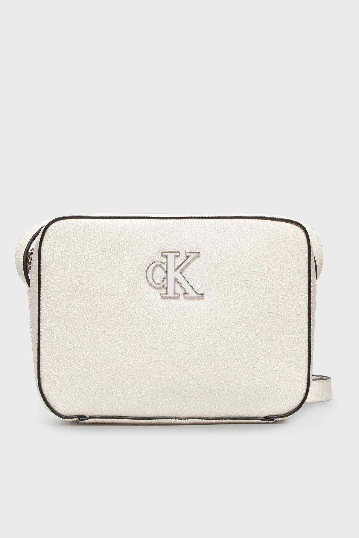 Calvin Klein Logolu Ayarlanabilir Uzatma Askılı Bayan Çanta K60K609290 02W BEYAZ