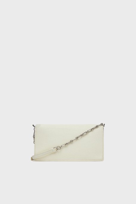 Calvin Klein Logolu Ayarlanabilir Zincir Askılı K60K61318067U Bayan Çanta K60K613180 67U EKRU - 2