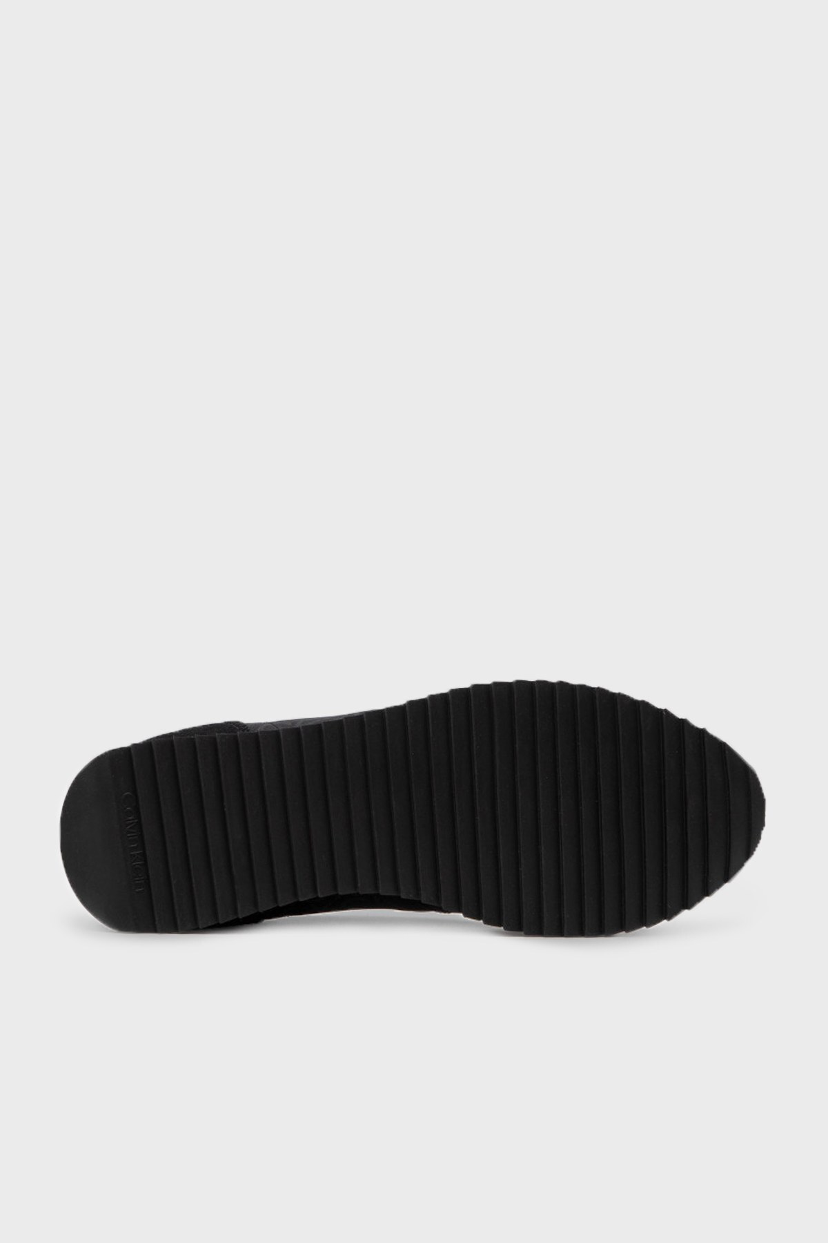 Calvin Klein Logolu Bağcıklı Hakiki Deri Sneaker Erkek Ayakkabı HM0HM00537 00V SİYAH