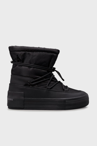 Calvin Klein Logolu Bağcıklı Kalın Tabanlı YW0YW015910GJ Bayan Kar Botu YW0YW01591 0GJ SİYAH - 1