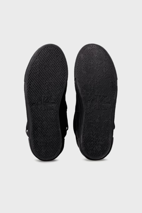 Calvin Klein Logolu Bağcıklı Kalın Tabanlı YW0YW015910GJ Bayan Kar Botu YW0YW01591 0GJ SİYAH - 6