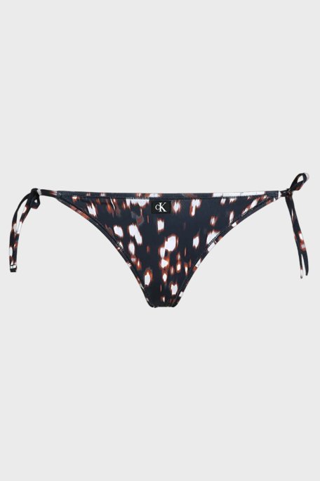 Calvin Klein Logolu Bağlamalı KW0KW023490GQ Bayan Bikini Altı KW0KW02349 0GQ LACİVERT - 2