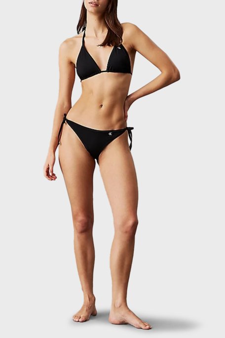 Calvin Klein Logolu Bağlamalı KW0KW02349BEH Bayan Bikini Altı KW0KW02349 BEH SİYAH - 2