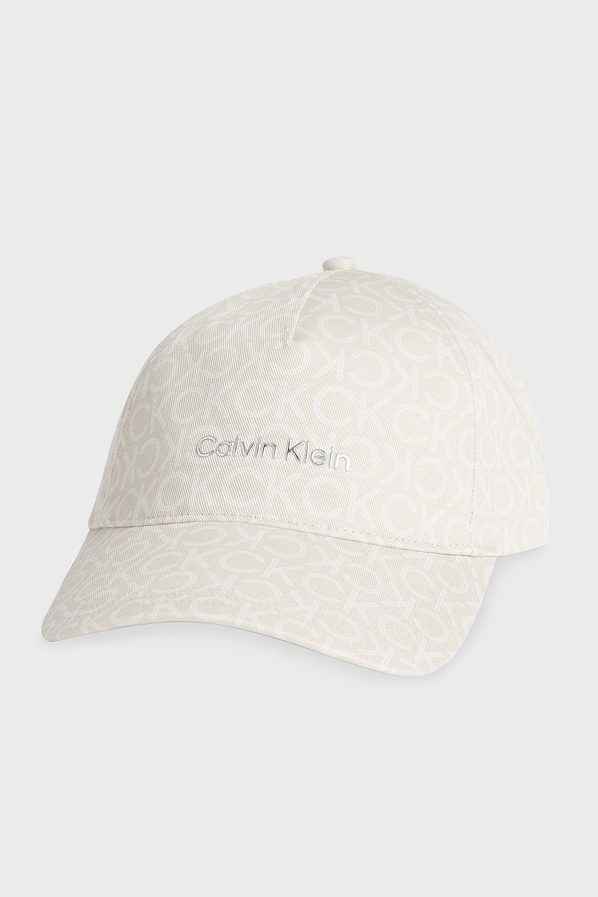 Calvin Klein Logolu Bayan Şapka K60K609154 0F4 BEJ
