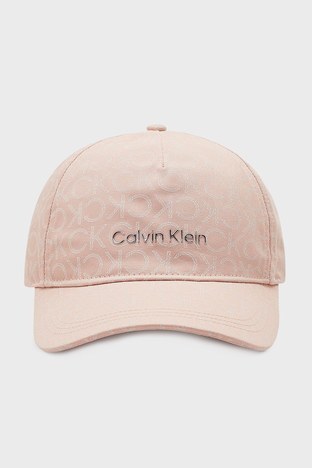 Calvin Klein - Calvin Klein Logolu Bayan Şapka K60K609154 0JV PEMBE (1)