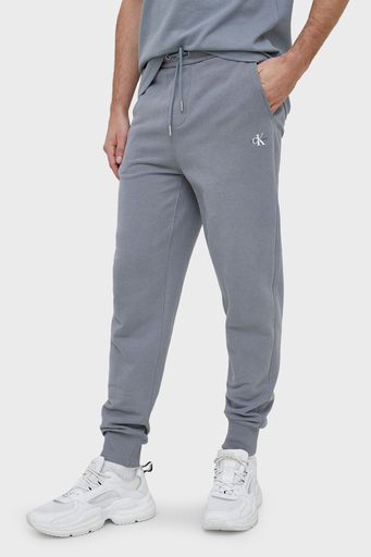 Calvin Klein Logolu Belden Bağlamalı Cepli % 100 Pamuk Jogger J30J322484PN6 Erkek Pantolon J30J322484 PN6 GRİ - 2