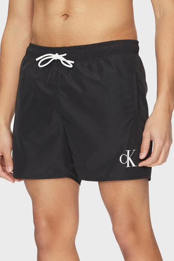 Calvin Klein Logolu Belden Bağlamalı KM0KM01101BEH Erkek Mayo Short KM0KM01101 BEH SİYAH - 3