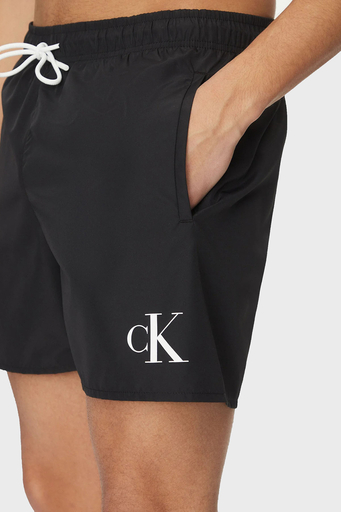 Calvin Klein Logolu Belden Bağlamalı KM0KM01101BEH Erkek Mayo Short KM0KM01101 BEH SİYAH - 4