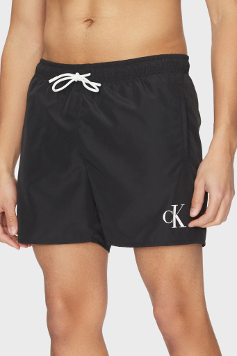 Calvin Klein Logolu Belden Bağlamalı KM0KM01101BEH Erkek Mayo Short KM0KM01101 BEH SİYAH - 3