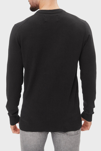 Calvin Klein Logolu Bisiklet Yaka Pamuklu Regular Fit J30J324328BEH Erkek Kazak J30J324328 BEH SİYAH - 8