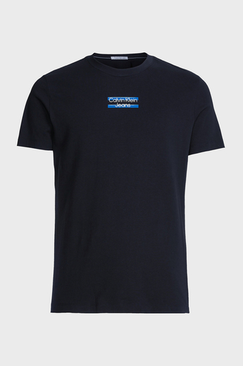 Calvin Klein Logolu Bisiklet Yaka Slim Fit Pamuklu Jarse Erkek T Shirt J30J322872 BEH SİYAH - 7