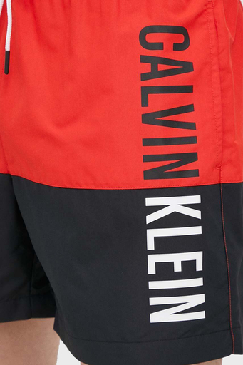 Calvin Klein Logolu Cepli KM0KM00796XNE Erkek Mayo Short KM0KM00796 XNE KIRMIZI - 4