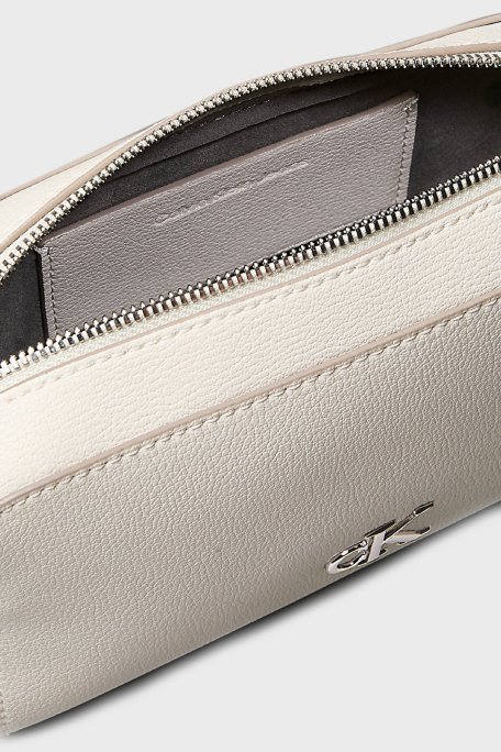 Calvin Klein Logolu Çıkarılabilir Askılı LV04K3162GCJH Bayan Çanta LV04K3162G CJH BEYAZ - 3