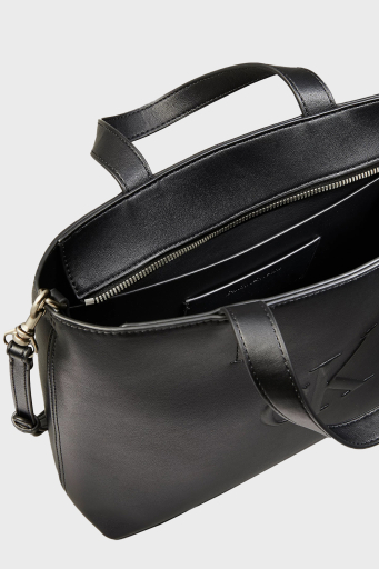 Calvin Klein Logolu Çıkarılabilir Askılı Tote LV04K3111GUB1 Bayan Çanta LV04K3111G UB1 SİYAH - 4