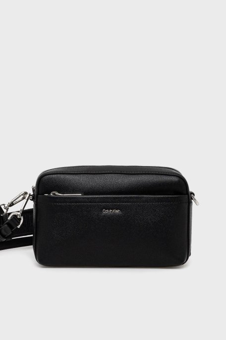 Calvin Klein Logolu Çıkarılabilir Çift Askılı K60K612802BEH Bayan Çanta K60K612802 BEH SİYAH - 1