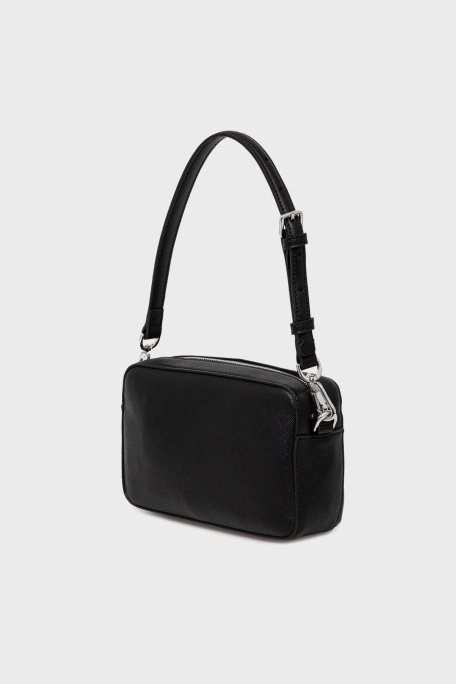 Calvin Klein Logolu Çıkarılabilir Çift Askılı K60K612802BEH Bayan Çanta K60K612802 BEH SİYAH - 2