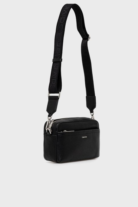 Calvin Klein Logolu Çıkarılabilir Çift Askılı K60K612802BEH Bayan Çanta K60K612802 BEH SİYAH - 3