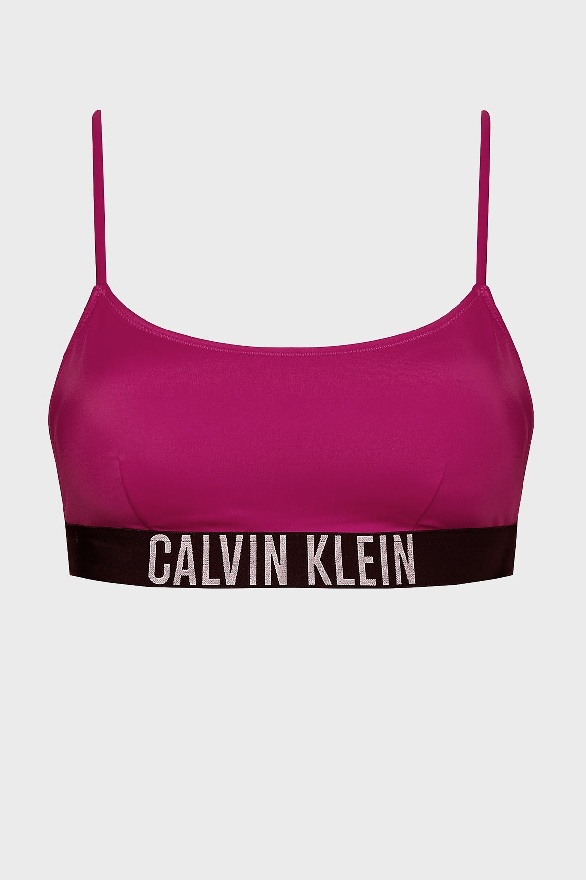 Calvin Klein Logolu Çıkarılabilir Dolgulu Bralet Bayan Bikini Üstü KW0KW01851 T01 FUŞYA