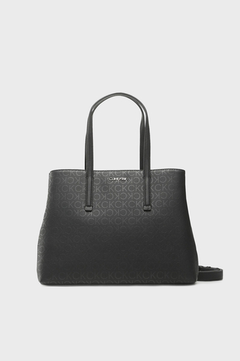 Calvin Klein Logolu Çıkarılabilir Uzatma Askılı K60K6106280GJ Bayan Çanta K60K610628 0GJ SİYAH - 1