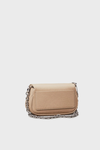 Calvin Klein Logolu Çıkarılabilir Zincir Askılı K60K613049PBF Bayan Çanta K60K613049 PBF BEJ - 10